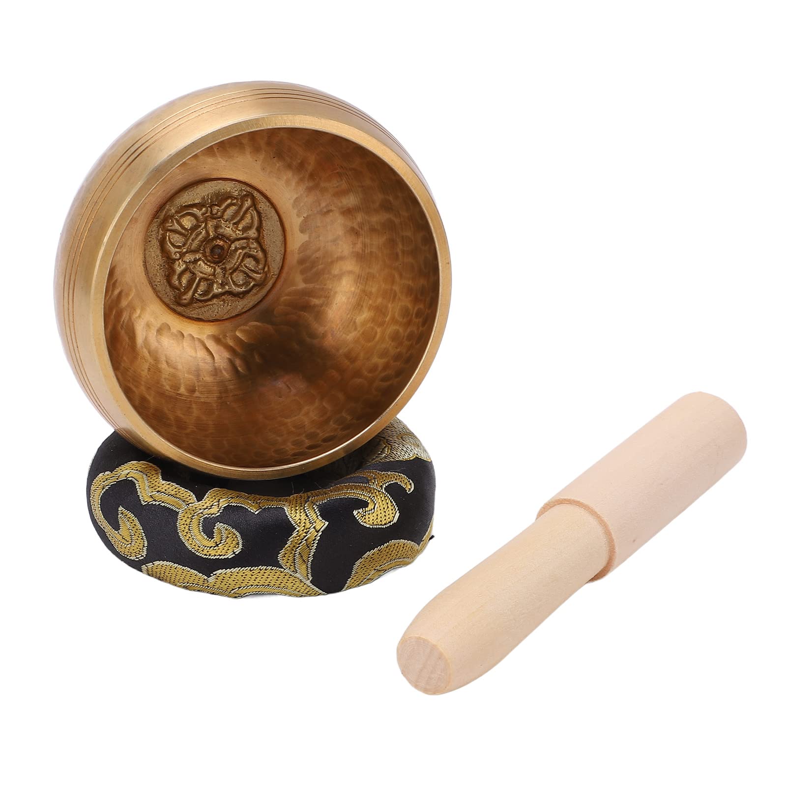 AMONIDA 8cm Red Copper Singing Bowl - Meditation Bowl for Relaxation, Stress Relief & Yoga - Perfect for Mindfulness, Sound Therapy & Spiritual Healing