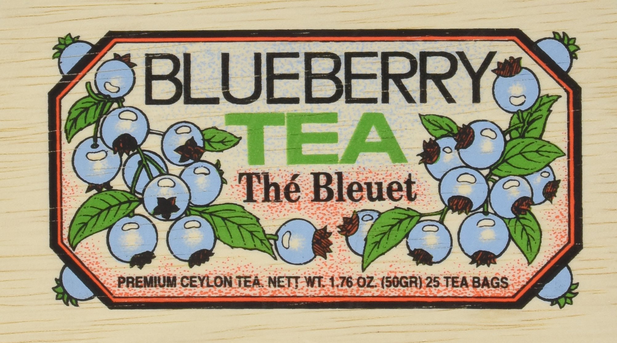 Metropolitan Tea Co Blueberry Tea Bags - Pack of 25 | Premium Loose Leaf Herbal Tea for Relaxation & Antioxidants | Perfect for Afternoon Tea, Office Break or Gift Giving