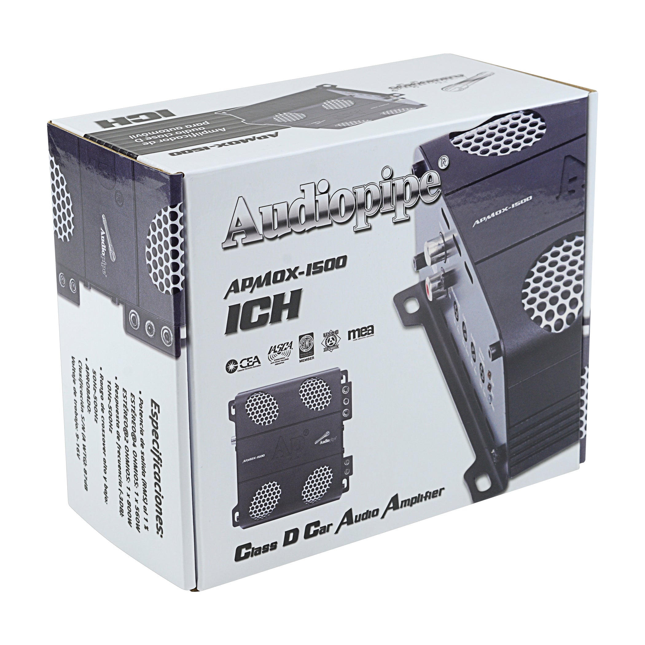 800W Full Range Class D Mini Amplifier - APMOX 1500 Compact Power Amp for Home Theater, Car Audio & Studio Monitors