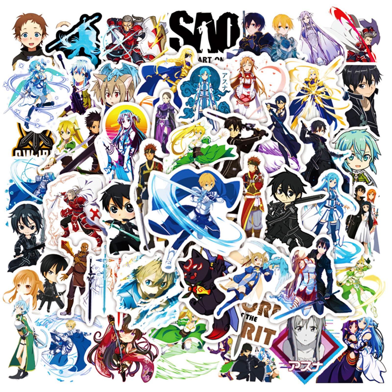 50pcs Cartoon Vinyl Waterproof Stickers - Durable Decals for Laptop, Car Bumper, Luggage, Skateboard, Water Bottles, Computer & Phone - Fun DIY Decor for Kids, Teens & Adults - Perfect for School, Office, Travel & Personalizing Belongings