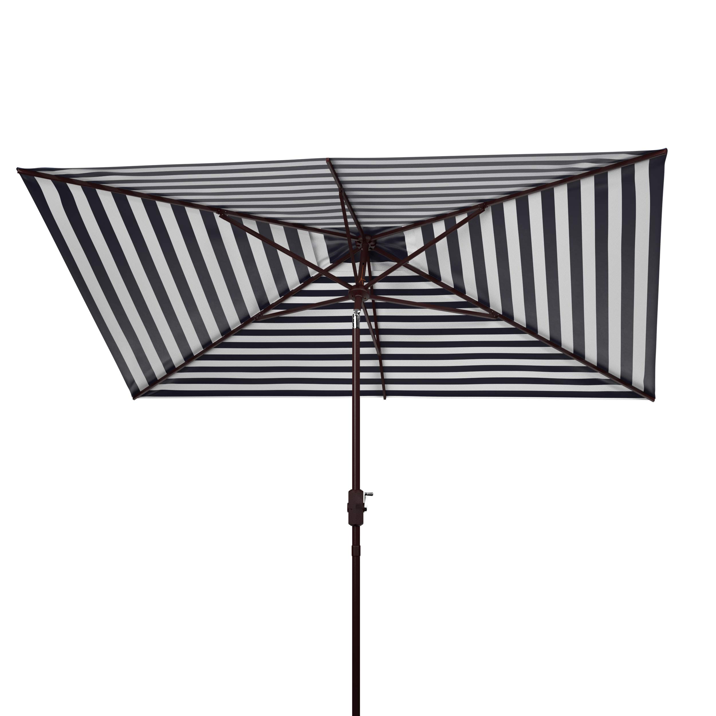 SAFAVIEH Outdoor Athens Navy & White 6'6