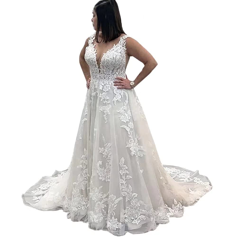 Elegant Lace Mermaid Wedding Dress for Bride 2024 - Long Sleeve Sweep Train Bridal Gown - Perfect for Beach, Church, and Formal Wedding Ceremonies