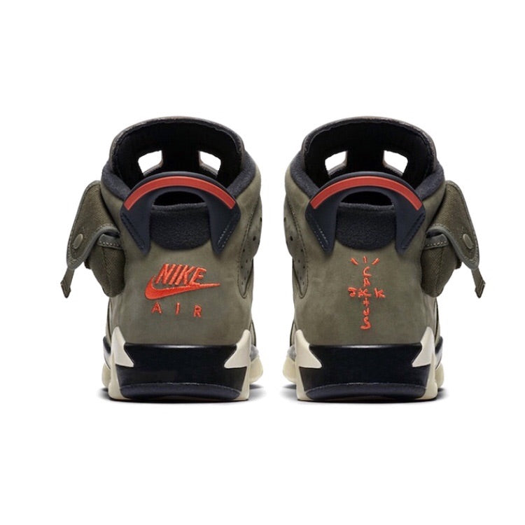 Air Jordan 6 Retro GS Travis Scott Cactus Jack Sneakers - Limited Edition Basketball Shoes for Women & Kids - Perfect for Streetwear, Sneaker Collection & Casual Wear