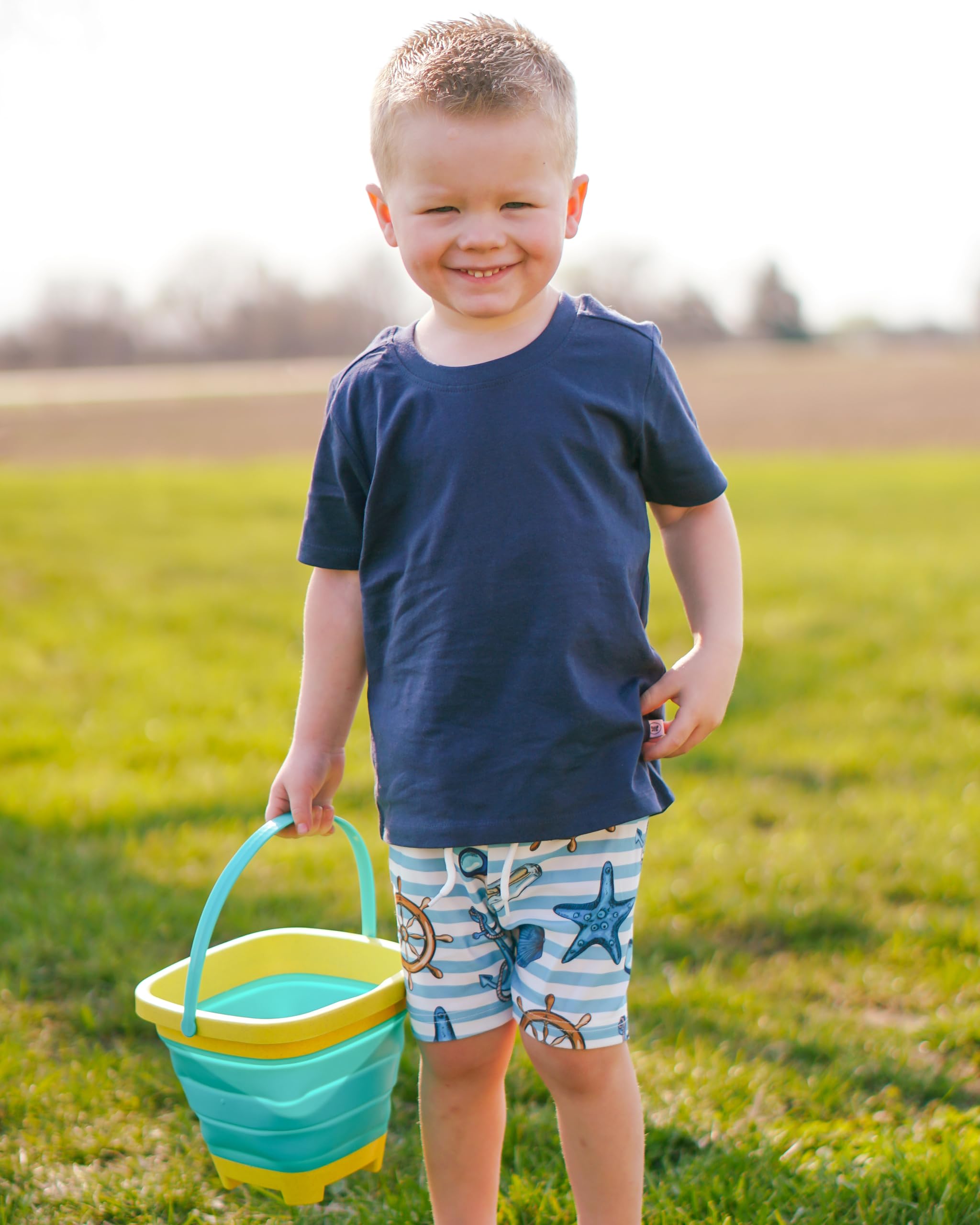 Fioukiay Baby Boy Swim Trunks - Toddler & Infant Boys' Swimsuit with UPF Protection | Perfect for Beach, Pool & Summer Water Play