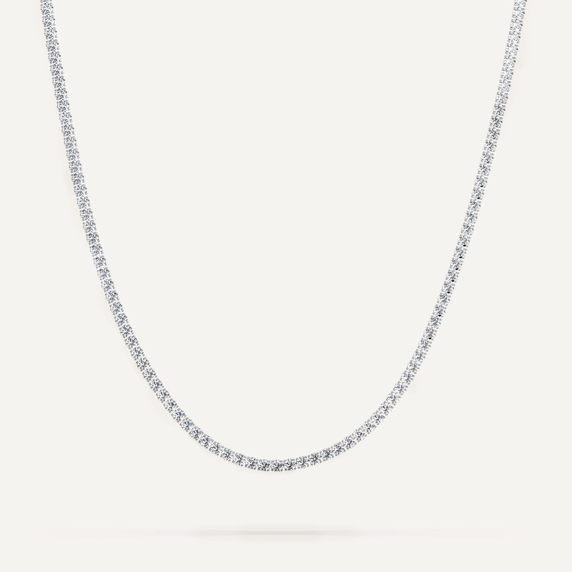 3 Carat Diamond Tennis Necklace 16