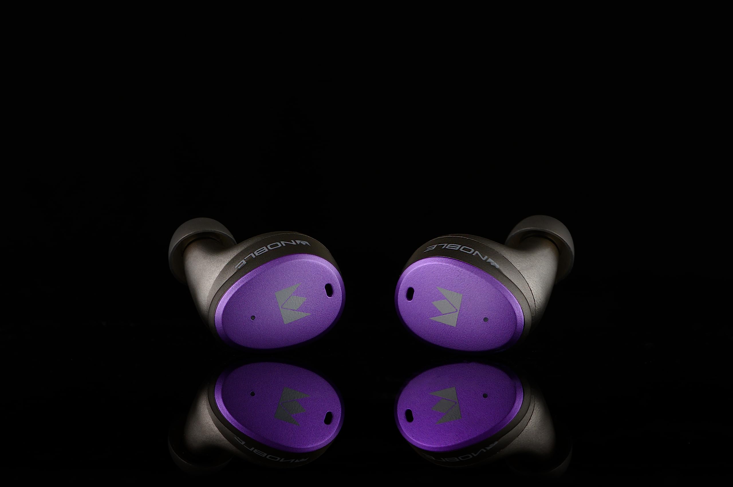 Noble H-ANC Wireless Bluetooth Earbuds with High Resolution Bass, HiFi Sound Quality, Active Noise Cancelling for iPhone Android Smartphones PC Laptop Tablet - Perfect for Commuting, Workouts & Travel (Purple)