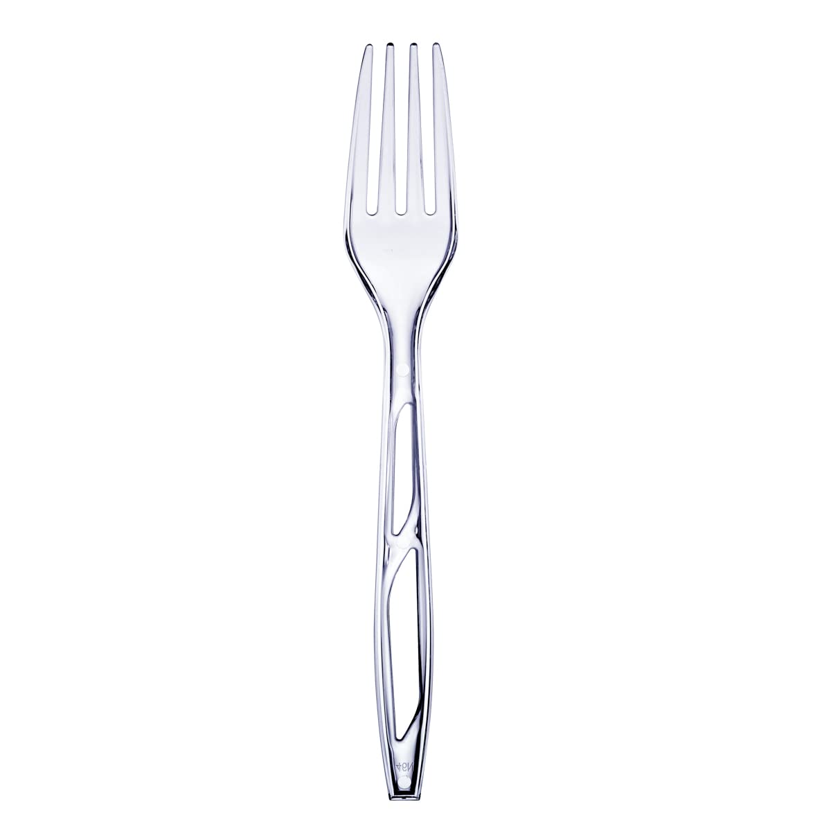 200 Count Premium Heavyweight Disposable Plastic Forks - Clear Durable Cutlery for Parties, Events, Catering | Ideal for BBQs, Picnics, Office Lunches & Family Gatherings