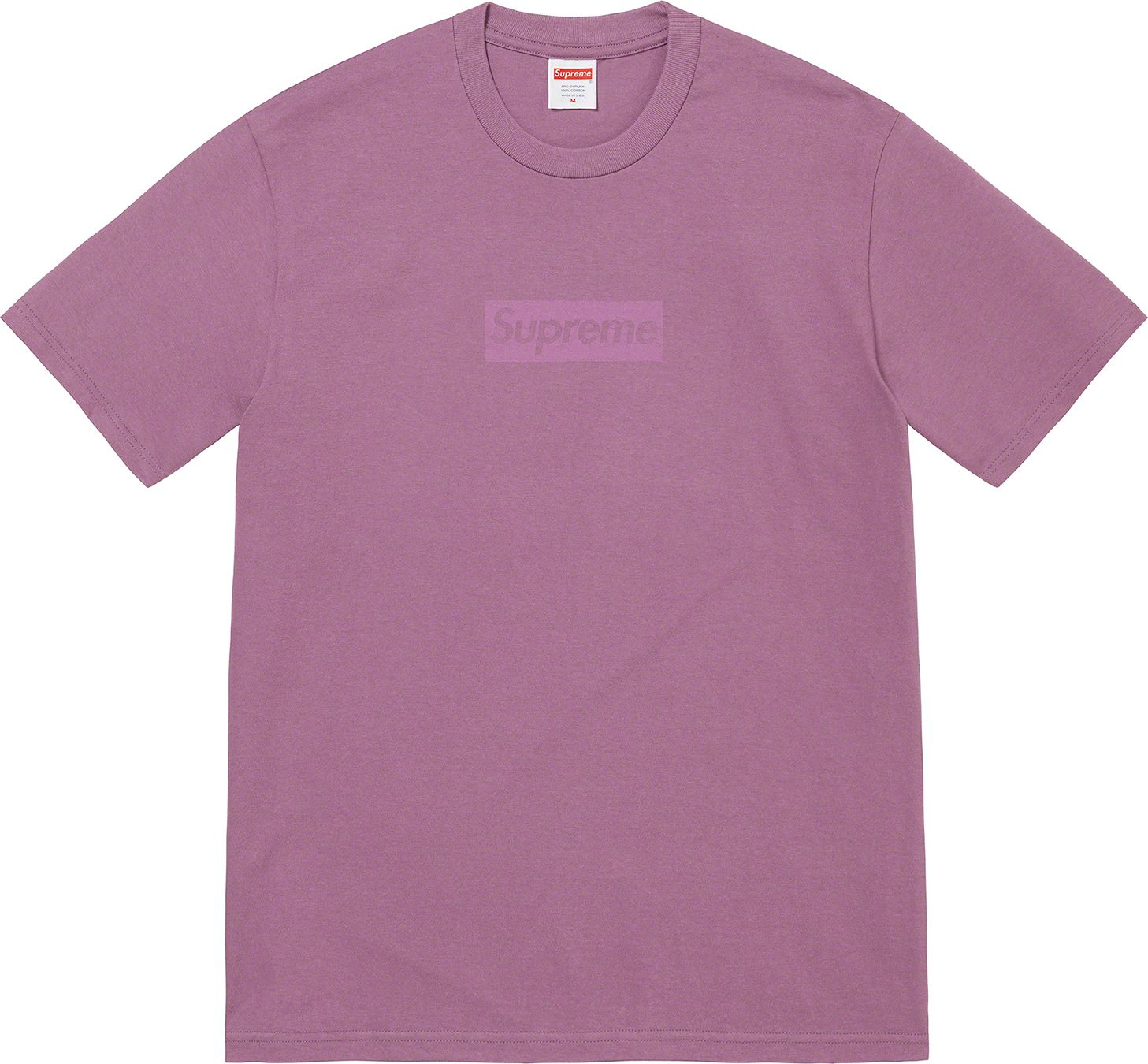 SUPREME 23SS Tonal Box Logo T-Shirt - Men's Streetwear Essential for Casual Outfits & Urban Fashion