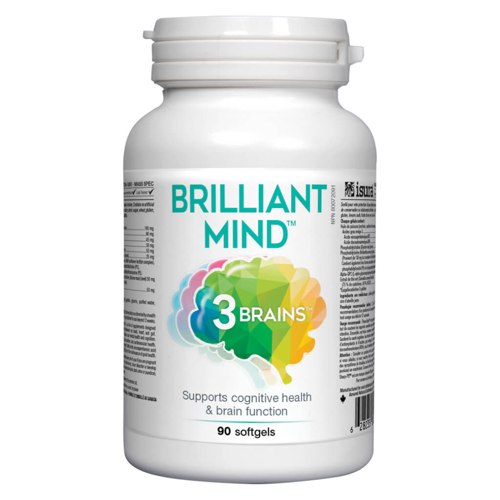 Brilliant Mind - Premium Brain Boosting Supplement for Focus & Memory - Enhance Cognitive Performance for Work, Study & Daily Life