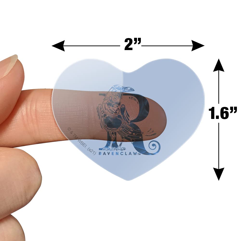 Harry Potter Ravenclaw Heart-Shaped Planner Stickers - Scrapbook & Calendar Decorative Stickers for Journaling, DIY Crafts, and School Supplies | Perfect for Bullet Journals, Planners, and Scrapbooking Projects