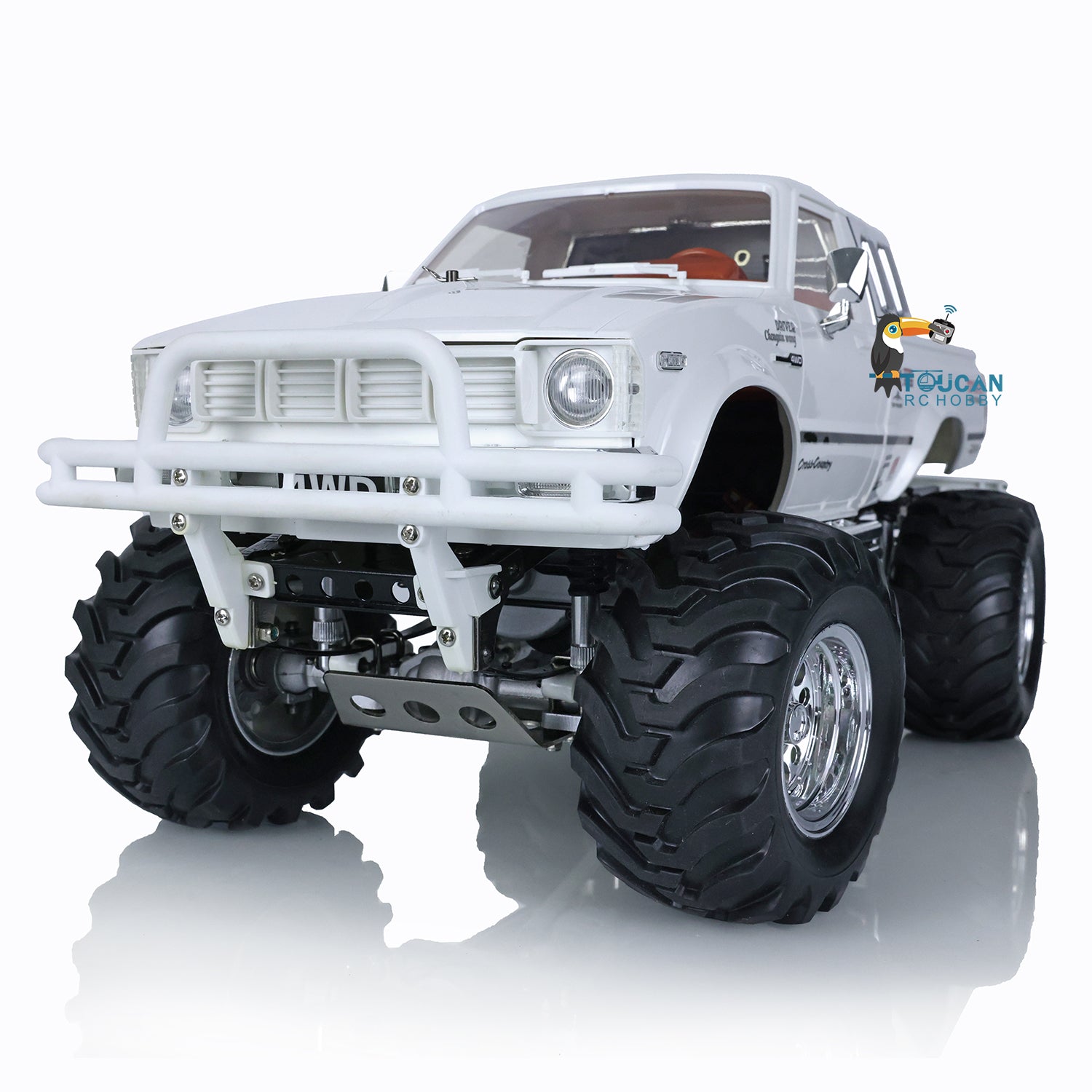 1/10 Scale HG 4WD RC Pickup Truck - 2.4Ghz Remote Control Off-Road Rally Racing Crawler Car - Ready to Run RTR Model for Adults & Kids - Perfect for Backyard Racing, Trail Crawling & Off-Road Adventures