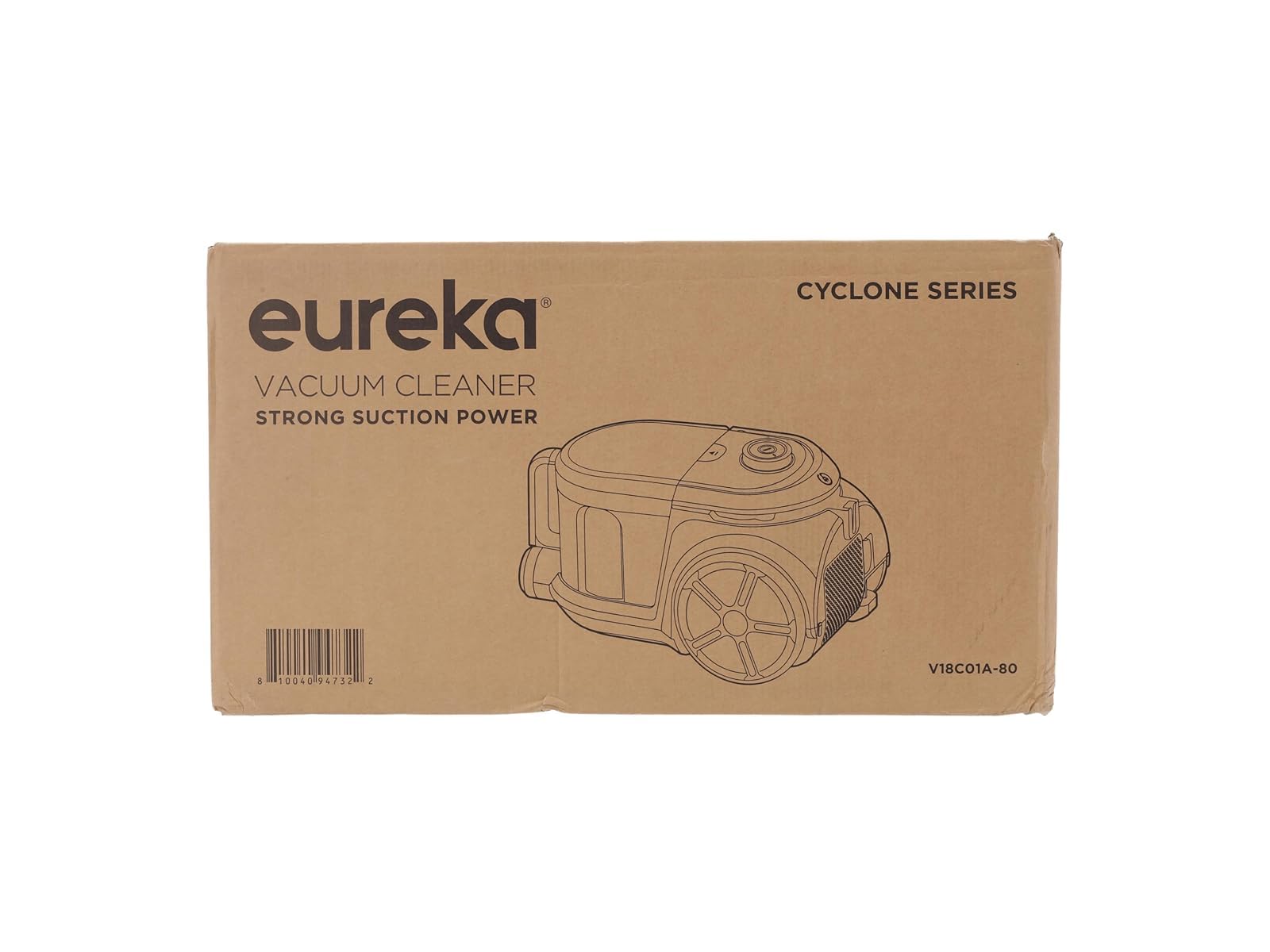 Eureka Apollo Bagless Canister Vacuum Cleaner - Lightweight 800W Cyclonic Vacuum for Carpets & Hard Floors | 2.2L Dust Cup, Powerful Suction | Perfect for Homes, Apartments & Pet Hair Cleaning (Green)