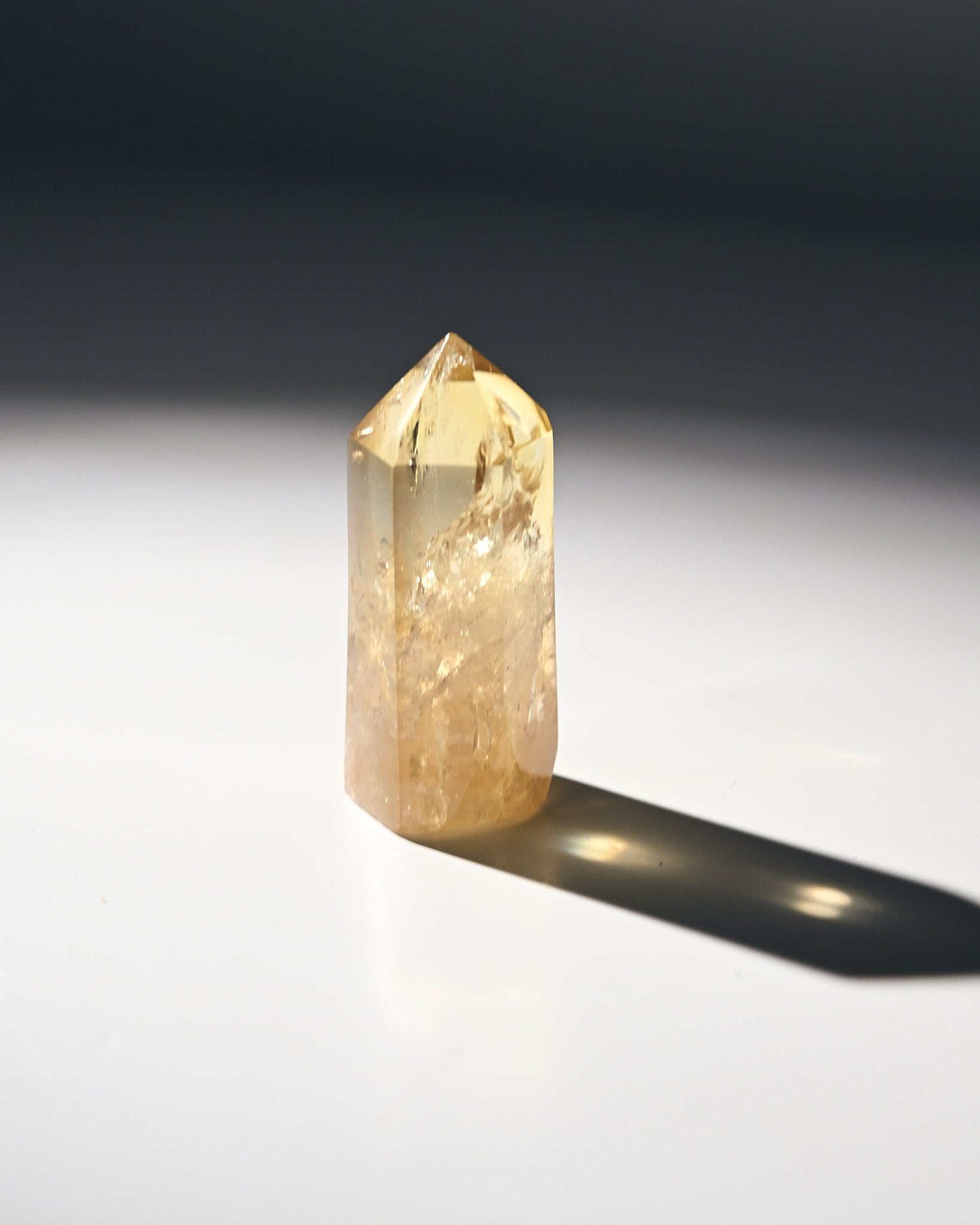 Natural Golden Citrine Point 2.5 Inch - Healing Crystal for Meditation, Chakra Balancing & Home Decor | Perfect for Spiritual Gifts, Yoga Practice & Energy Work
