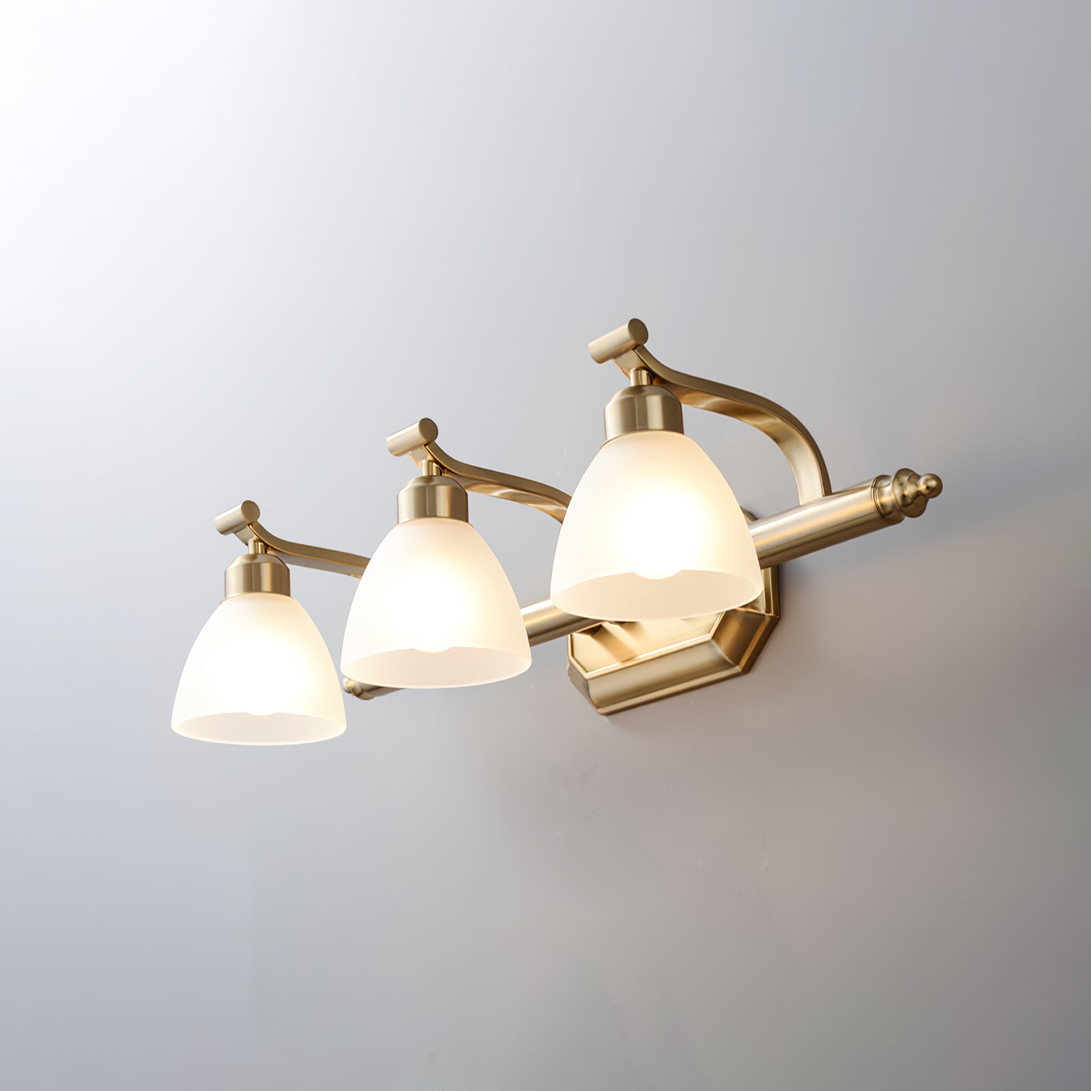 Lana Classic Bath Wall Light - Modern Waterproof LED Bathroom Sconce for Vanity Mirror Lighting, Perfect for Home Spa, Hotel & Luxury Bathroom Decor