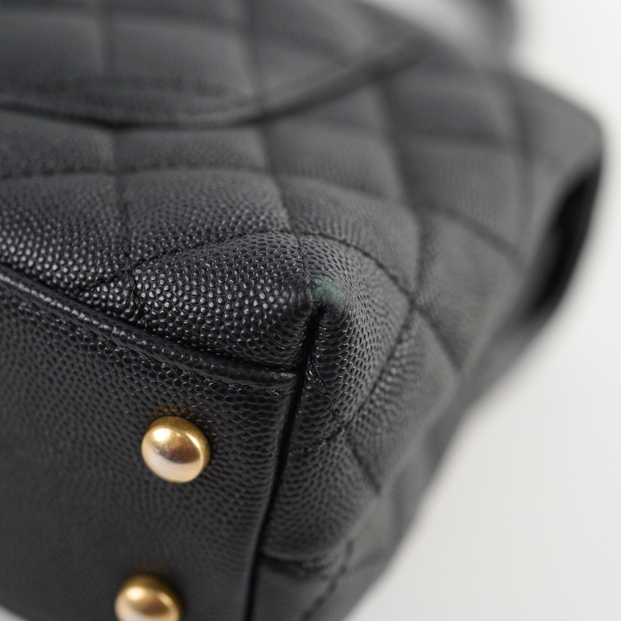 Chanel Small Coco Handle Bag in Black Caviar Leather - Perfect for Evening Events & Luxury Fashion Accessories