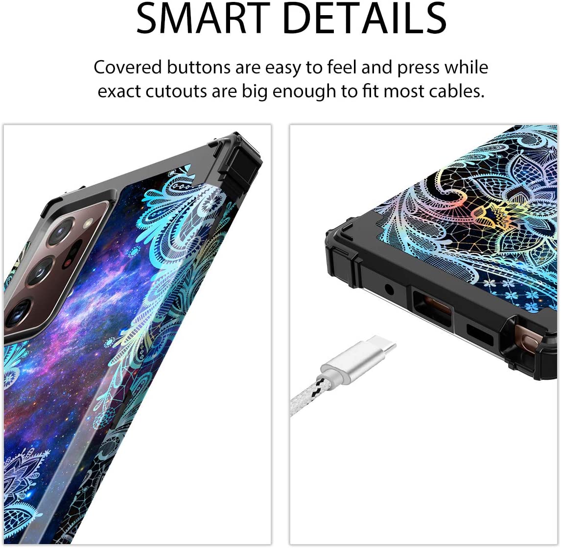 Samsung Galaxy Note 20 Ultra Flower Case - Cute Floral Phone Cover for Women | Perfect Gift for Girlfriend, Birthday, Valentine's Day | Slim Protective Case with Shock Absorption for Everyday Use
