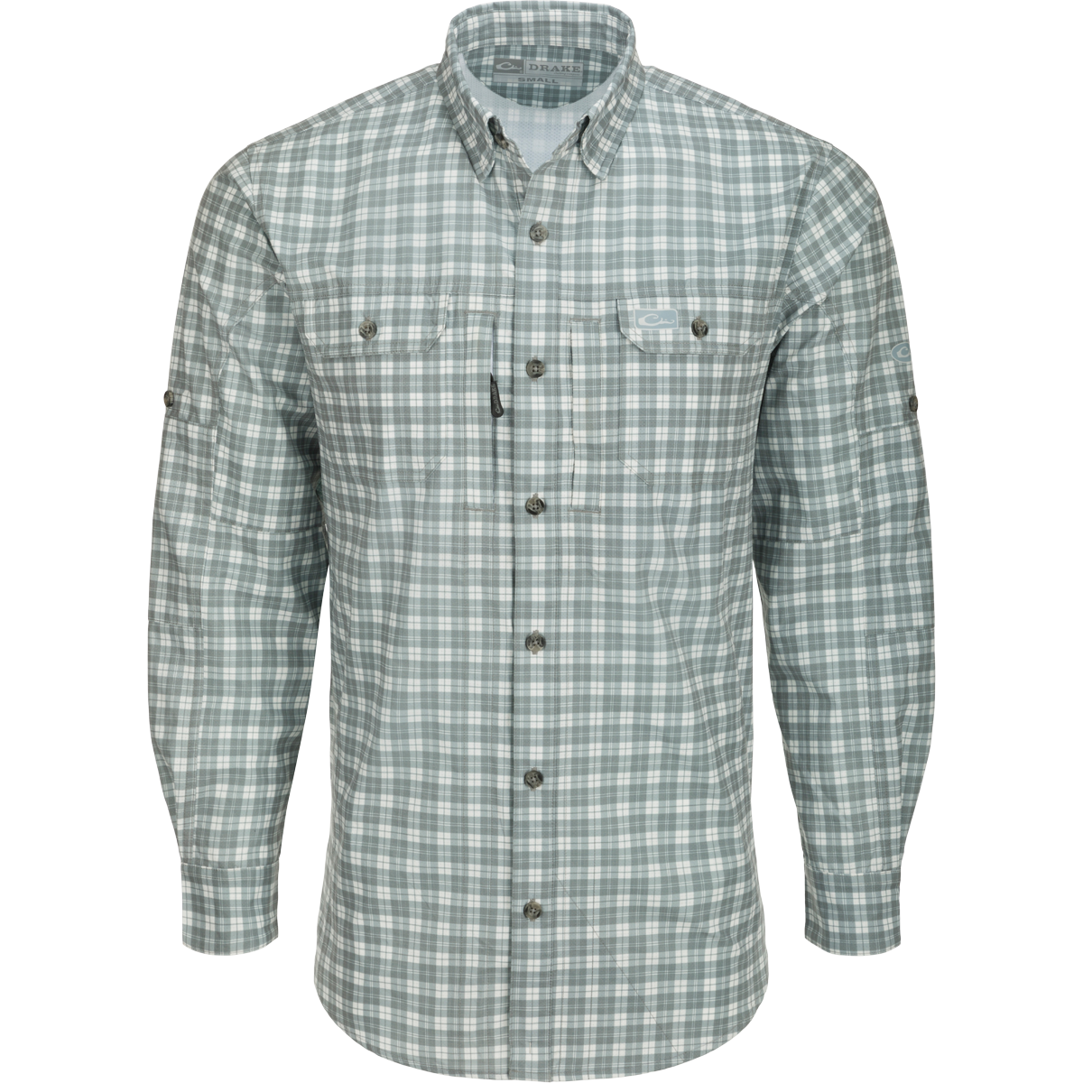 Hunter Creek Check Plaid Long Sleeve Shirt for Men - Classic Flannel Button Down Casual Shirt - Perfect for Outdoor Activities, Camping, and Fall Fashion