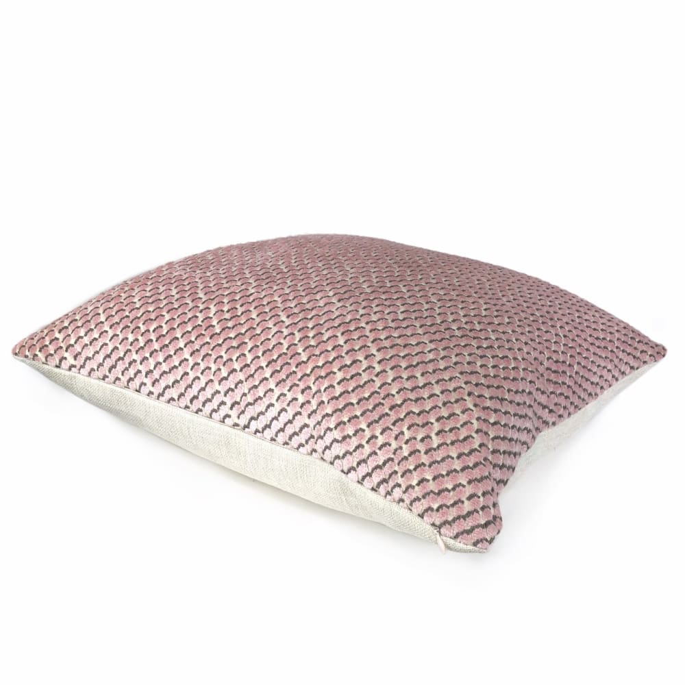 Kravet Kate Spade Mazzy Dot Blush Pink Velvet Decorative Pillow Cover - Luxury Velvet Throw Pillow Case for Sofa, Bedroom & Living Room Decor