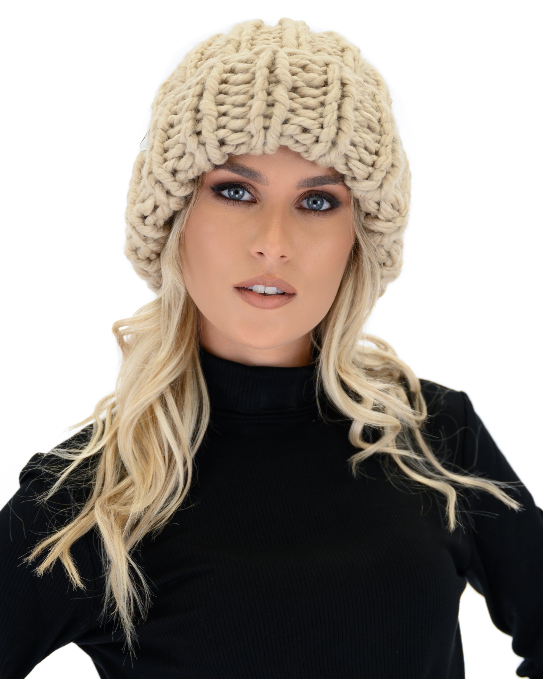 Warm Ribbed Knit Beanie for Men & Women - Soft Winter Hat for Cold Weather - Perfect for Outdoor Activities, Skiing, and Daily Wear