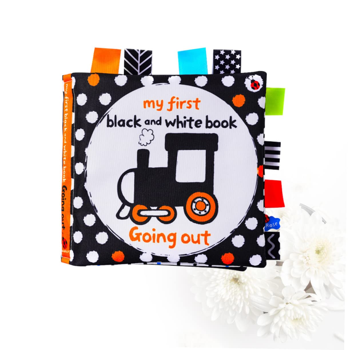 AUTSUPPL 1pc Soft Baby Cloth Book - Floating Fabric Book for Early Learning & Sensory Development | Perfect for Infants, Toddlers & Travel | Washable & Safe Non-Toxic Material