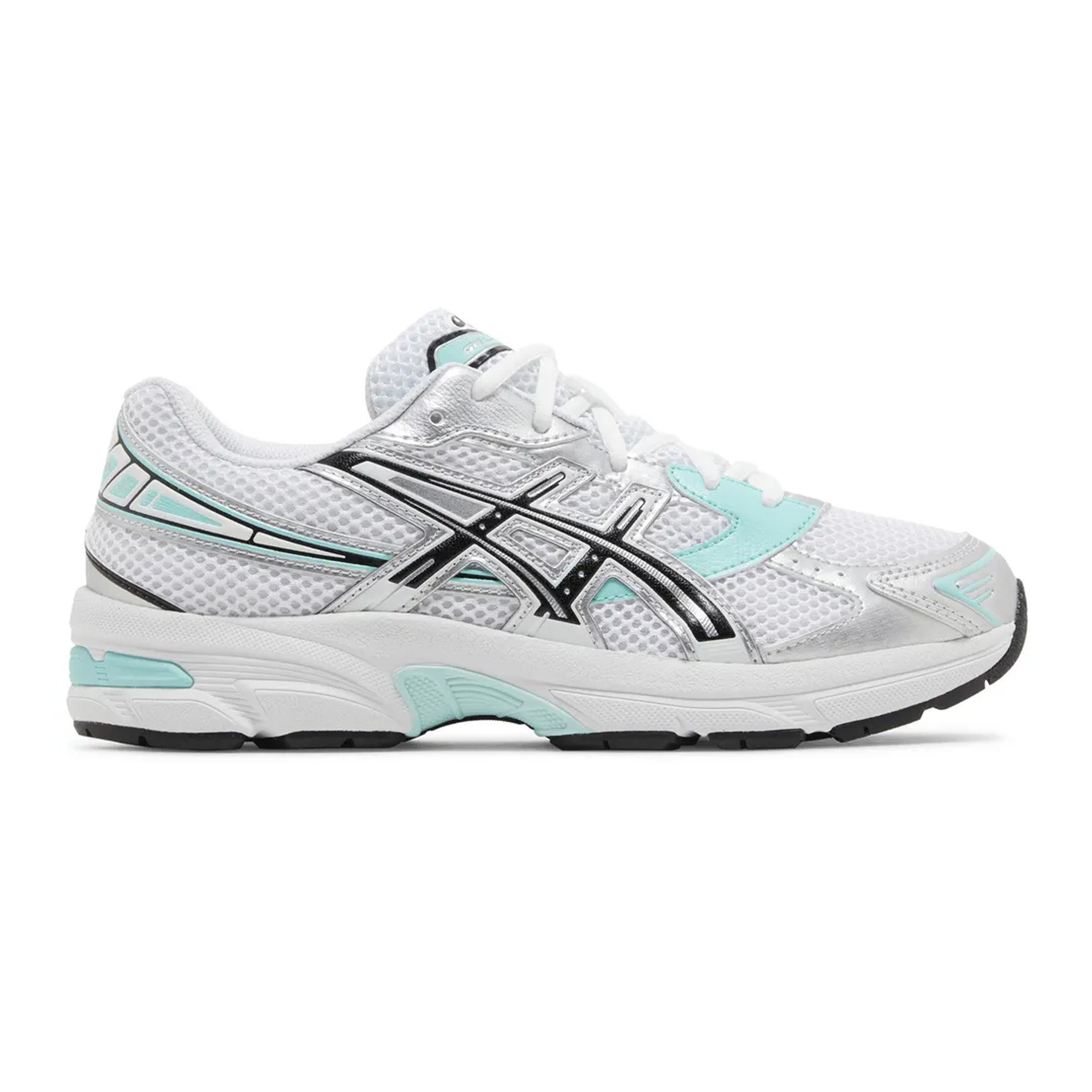 ASICS Gel 1130 'White Aqua' GS Running Shoes for Women (2024) - Lightweight Cushioned Sneakers for Jogging, Gym Workouts & Casual Wear