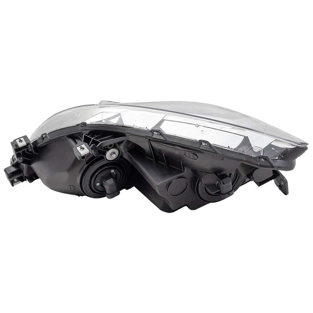 Brock Replacement Passenger Side Halogen Headlight Assembly for 2003-2007 Honda Accord - Perfect for Night Driving & Enhanced Visibility