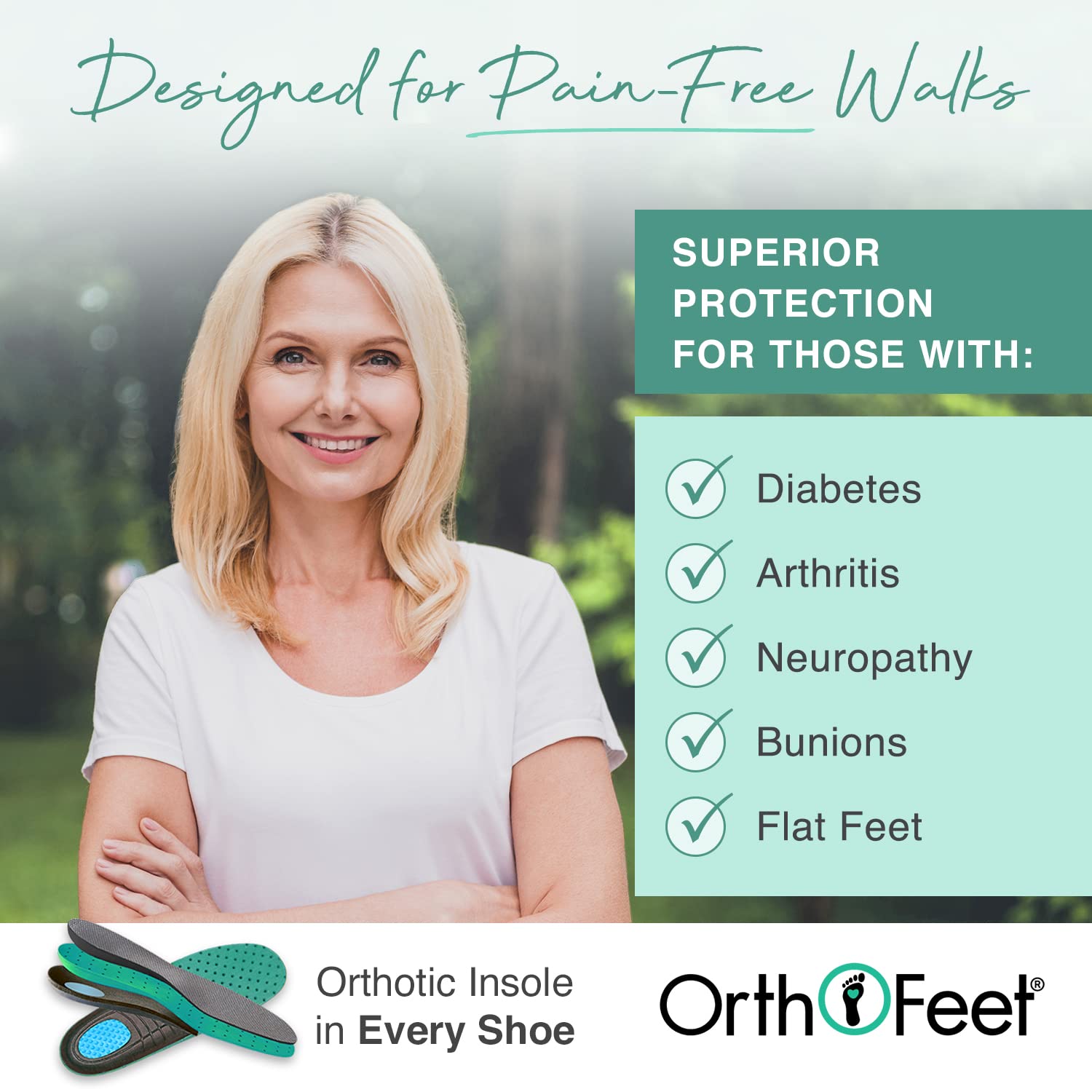 Orthofeet Women's Orthopedic Stretchable Slide Sahara Sandals - Comfortable Arch Support Slippers for Plantar Fasciitis, Heel Pain & Diabetic Feet - Perfect for Home, Poolside & Post-Surgery Recovery