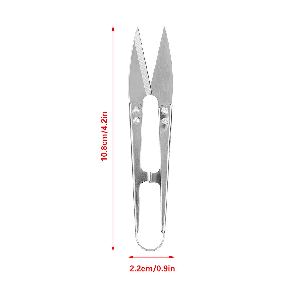 12-Piece Steel Sewing Scissors Set - Mini Embroidery Yarn Snips, Lightweight Thread Clippers & Trimming Nippers for DIY Stitching | Perfect for Quilting, Dressmaking & Craft Projects