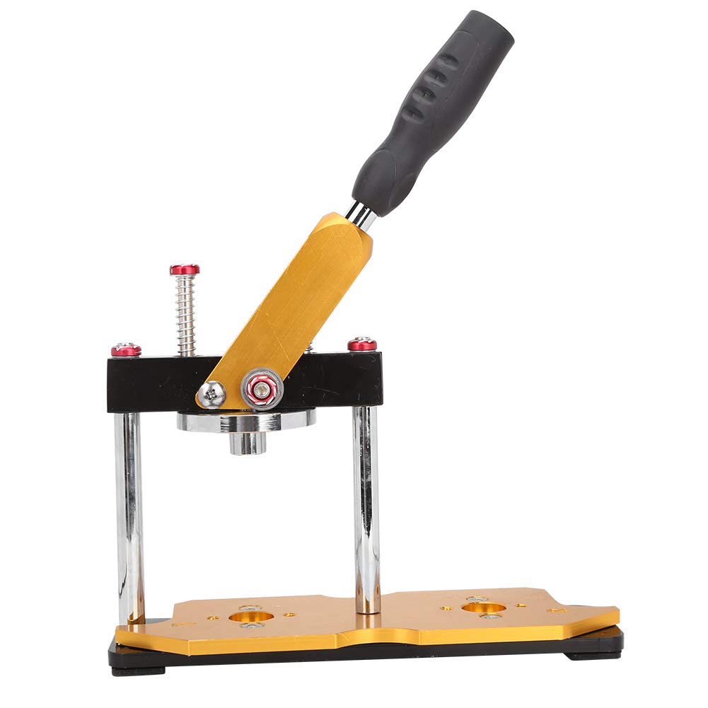 DIY Button Badge Maker Machine - Pin Press with Ergonomic Handle & Advanced Springs for Custom Badges - Perfect for Crafts, Events, Gifts, and Promotions