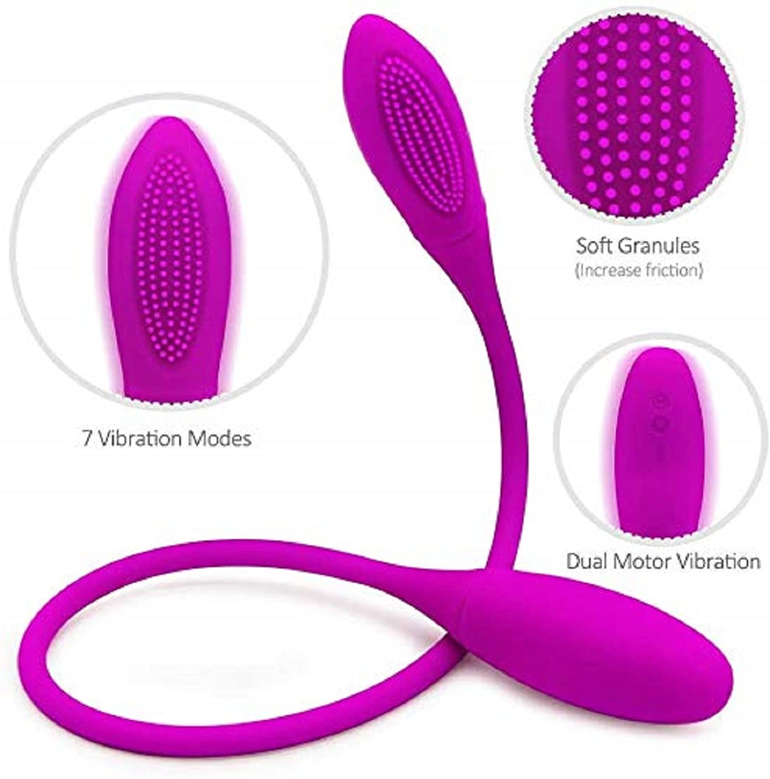 Qieaut Realistic Thrusting Rabbit Vibrator for Women - Dual Motor Clitoral & G-Spot Stimulator with Anal Plug - Powerful Sex Toy for Solo Play & Couples Use in Bedroom, Shower & Travel
