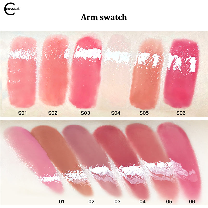 FLORTTE Enchanted Lip Glaze - Hydrating Plumping Lip Gloss with Shine & Moisture | Perfect for Daily Wear, Date Night & Special Occasions