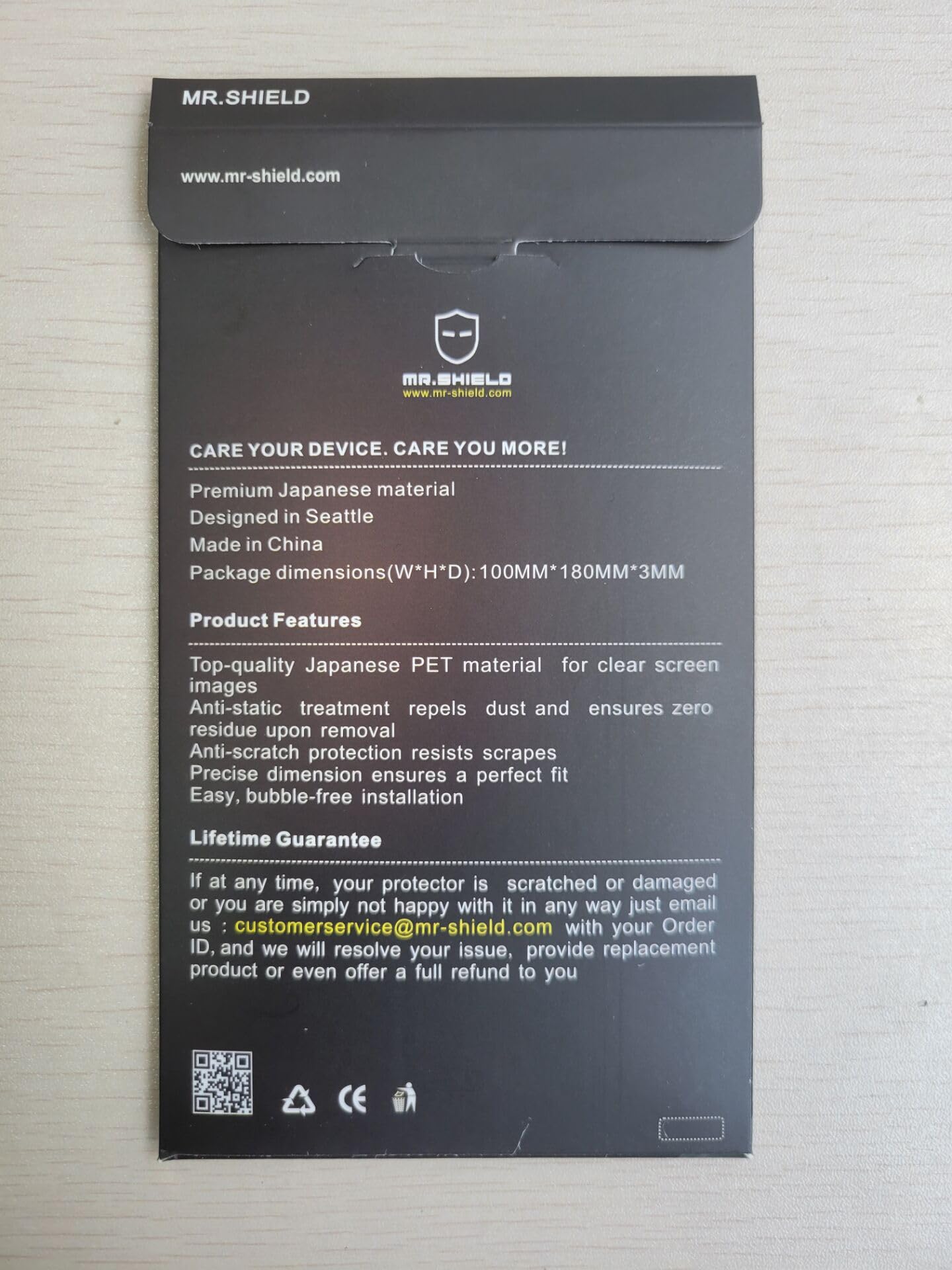 Premium Clear Mr.Shield Screen Protector for Evercade EXP Handheld - 3 Pack PET Film Protectors - Anti-Scratch & Bubble-Free for Gaming Protection