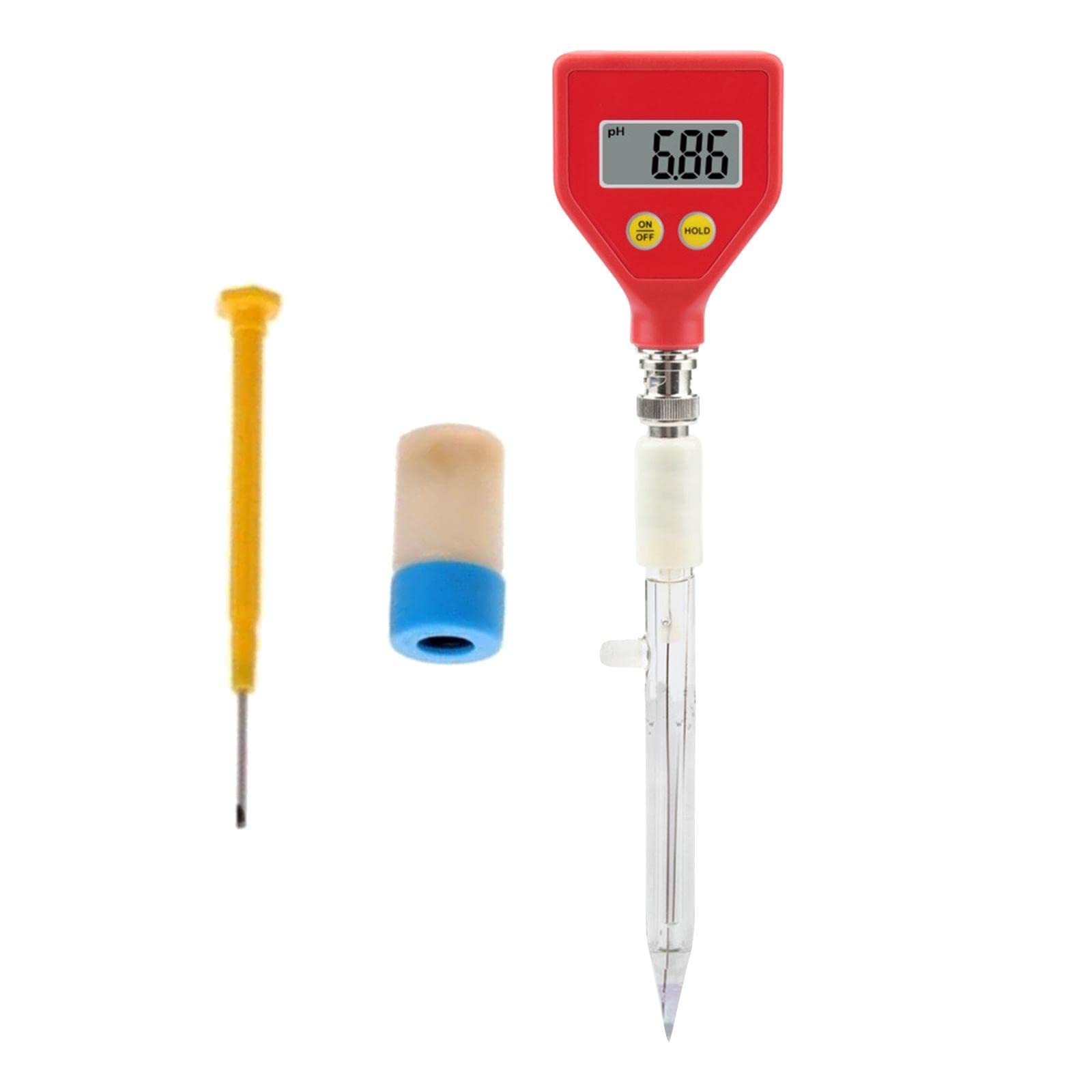 CALANDIS Digital pH Meter - High Accuracy Water Tester for Drinking Water, Hydroponics, Aquariums & Pools | Portable pH Testing Kit for Home, Lab & Outdoor Use