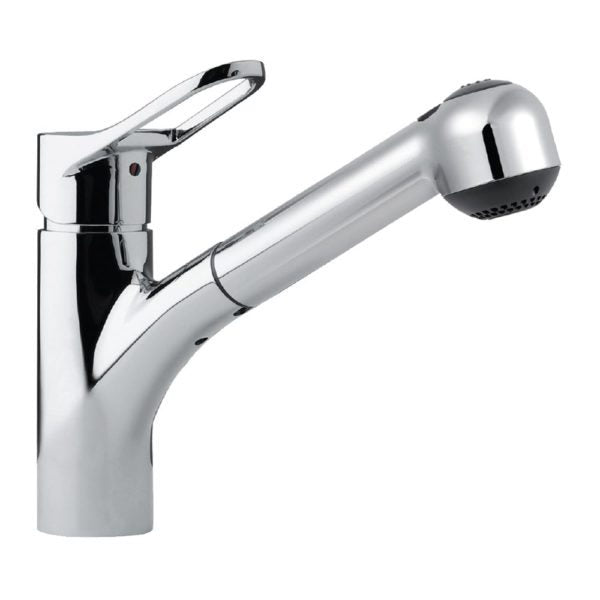 Hamat TAPO 2000 PC Tal Dual Function Pull Out Kitchen Faucet in Polished Chrome - Modern Touchless Kitchen Sink Faucet for Easy Cooking & Cleaning