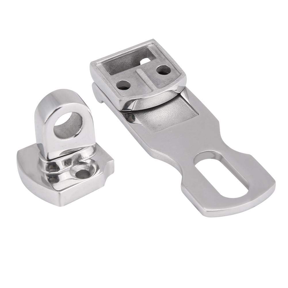 75MM Stainless Steel Marine Hatch Fastener - Boat Deck Hardware, Anti-Rattle Locker Clamp for Secure Storage | Perfect for Sailboats, Yachts & Fishing Boats