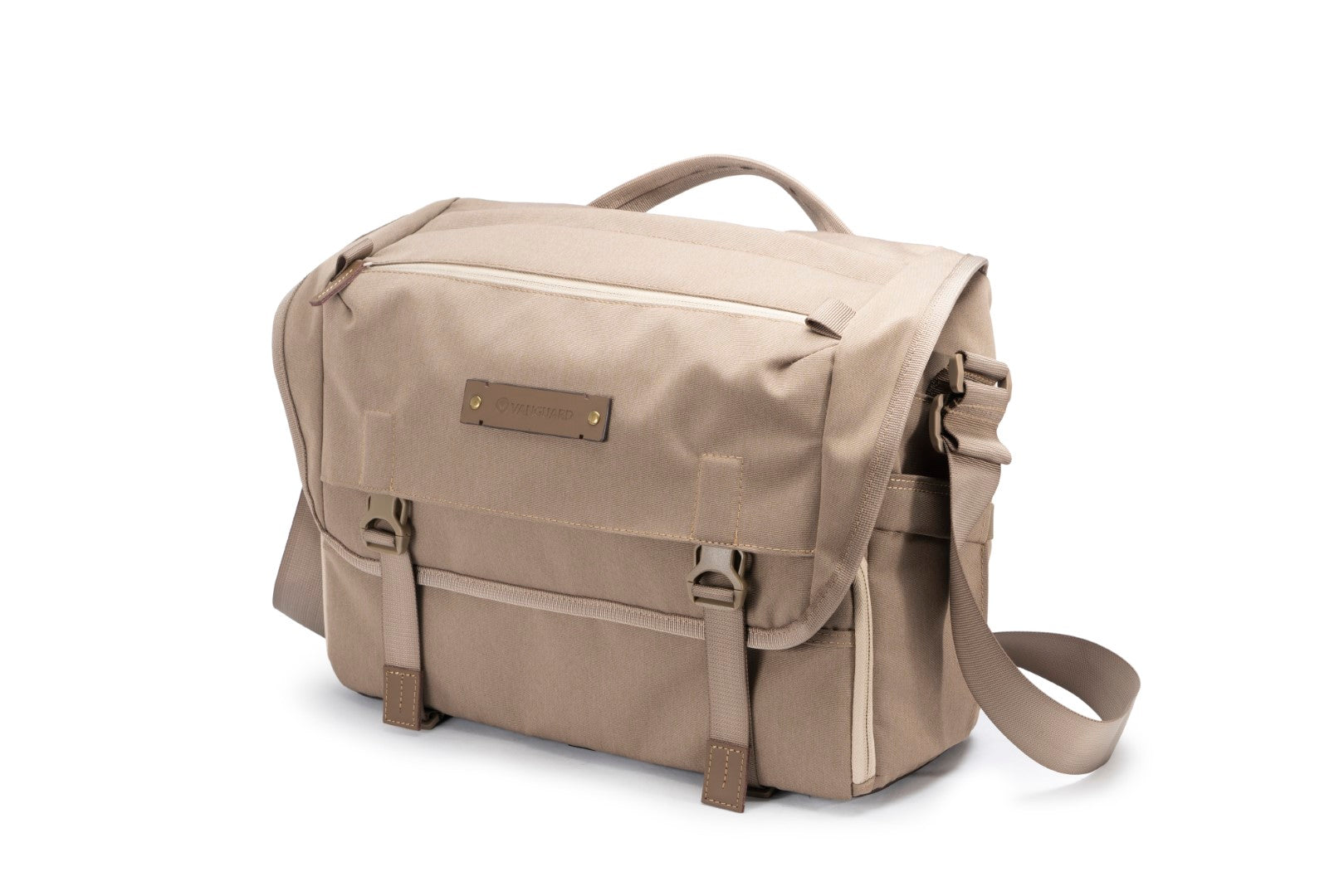 VEO RANGE 38 BG Messenger Camera Bag - Waterproof DSLR Shoulder Bag for Photographers, Travel & Outdoor Shooting (Tan) - Perfect for Hiking, Street Photography & Daily Commute