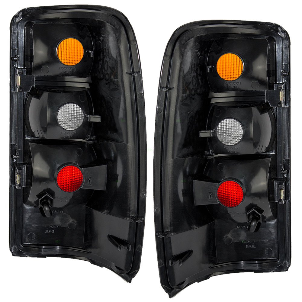 Brock Replacement Tail Lights Set - Compatible with 2004-2006 Chevy Tahoe, GMC Yukon & Yukon XL/Denali, Chevy Suburban - Driver & Passenger Side - Perfect for Night Driving & Vehicle Customization
