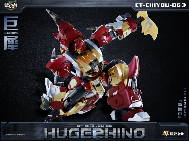Cang Toys CT Chiyou 06 Hugerhino Action Figure - Collectible Toy for Kids & Adults | Perfect for Display, Gifts, and Role-Playing Games