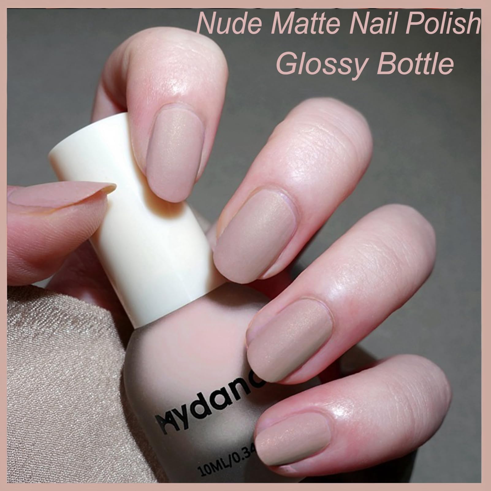 Instant Dry Nude Matte Nail Polish - Water-Based Non-Toxic Velvet Finish for Men & Women - Perfect for Home Manicures & Salon-Quality Nails