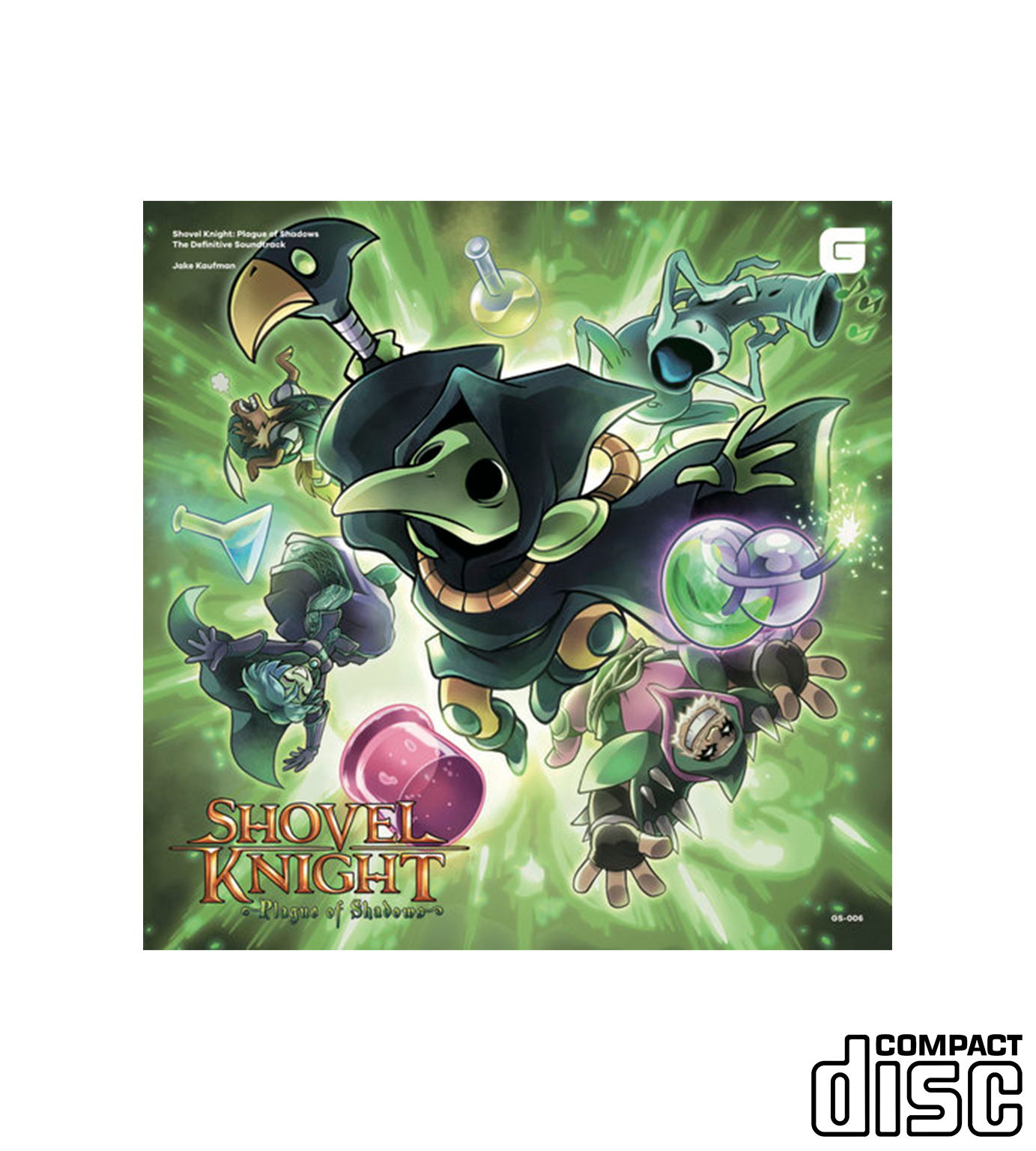 Shovel Knight: Plague of Shadows Official Game Soundtrack - Collector's Edition CD & Vinyl - Retro Video Game Music for Gaming, Relaxation & Nostalgia