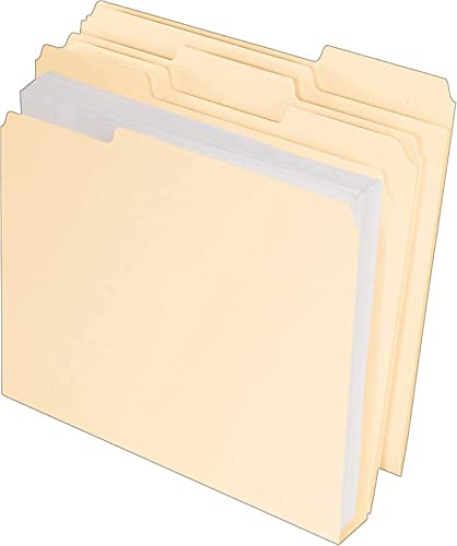 Pendaflex Double Stuff File Folders - Letter Size Manila Folders (50 per Box, 54459EE) - Perfect for Office Organization, Document Storage & Filing Systems