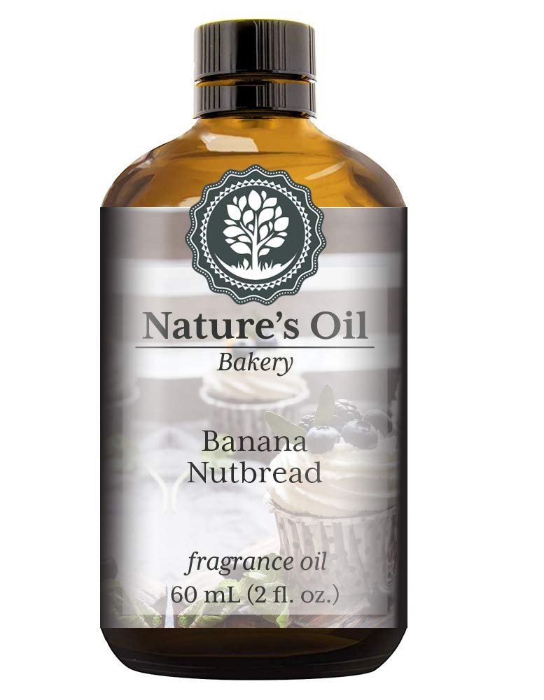 Banana Nutbread Fragrance Oil - 60ml Premium Scent for Aromatherapy Diffusers, Handmade Soap, Candles, Body Lotion, Home Fragrance, Linen Spray, Bath Bombs & DIY Slime - Perfect for Relaxation, Spa Days & Cozy Home Ambiance