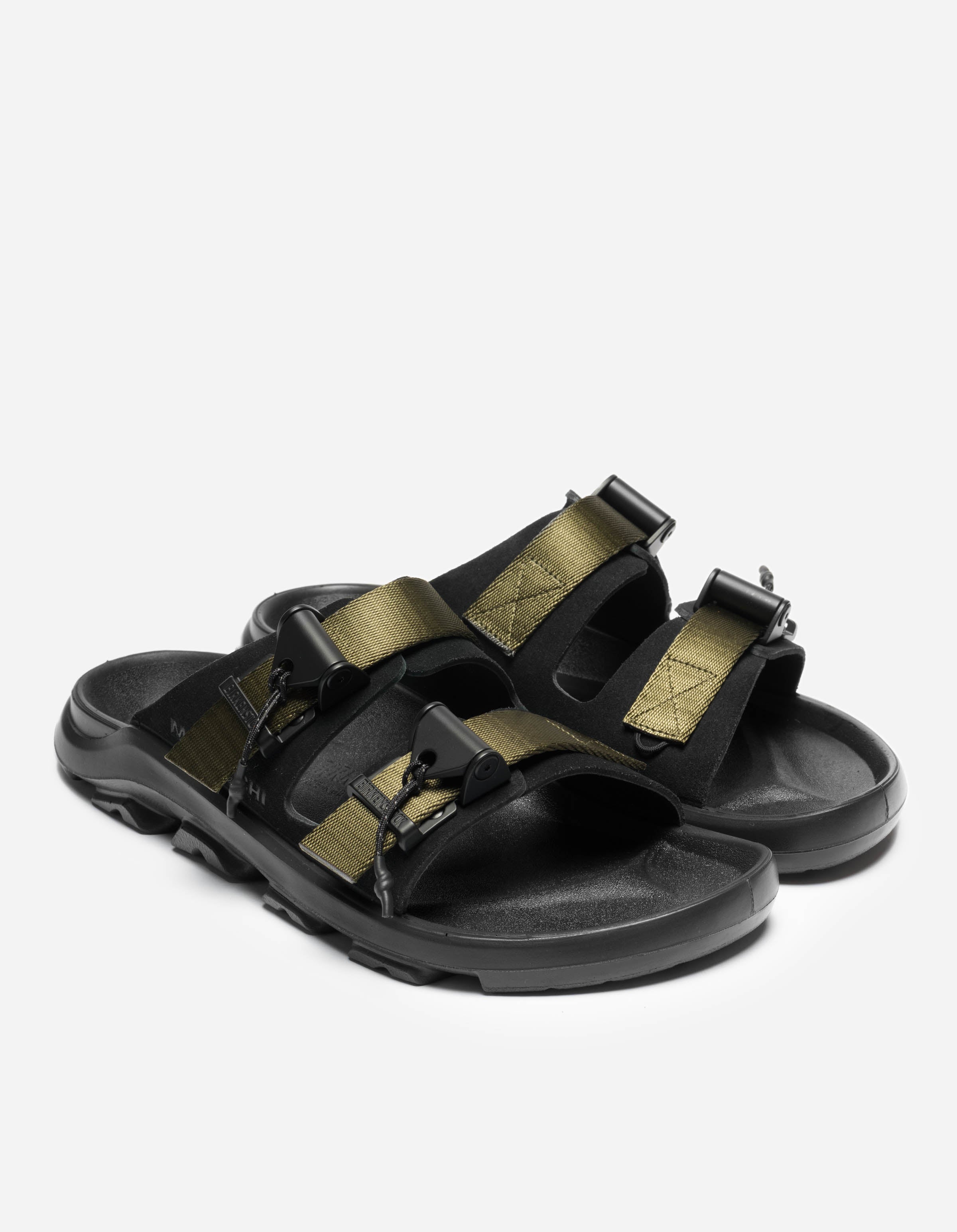 Birkenstock Maharishi Mogami Terra Tech Sandals - Black/Olive Color | Comfortable & Stylish Footwear for Outdoor Adventures & Casual Wear