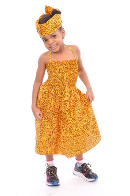 Stylish African Print Dress for Girls - DPC485 | Vibrant Floral Design, Comfortable & Breathable Fabric | Perfect for Parties, School Events & Family Gatherings