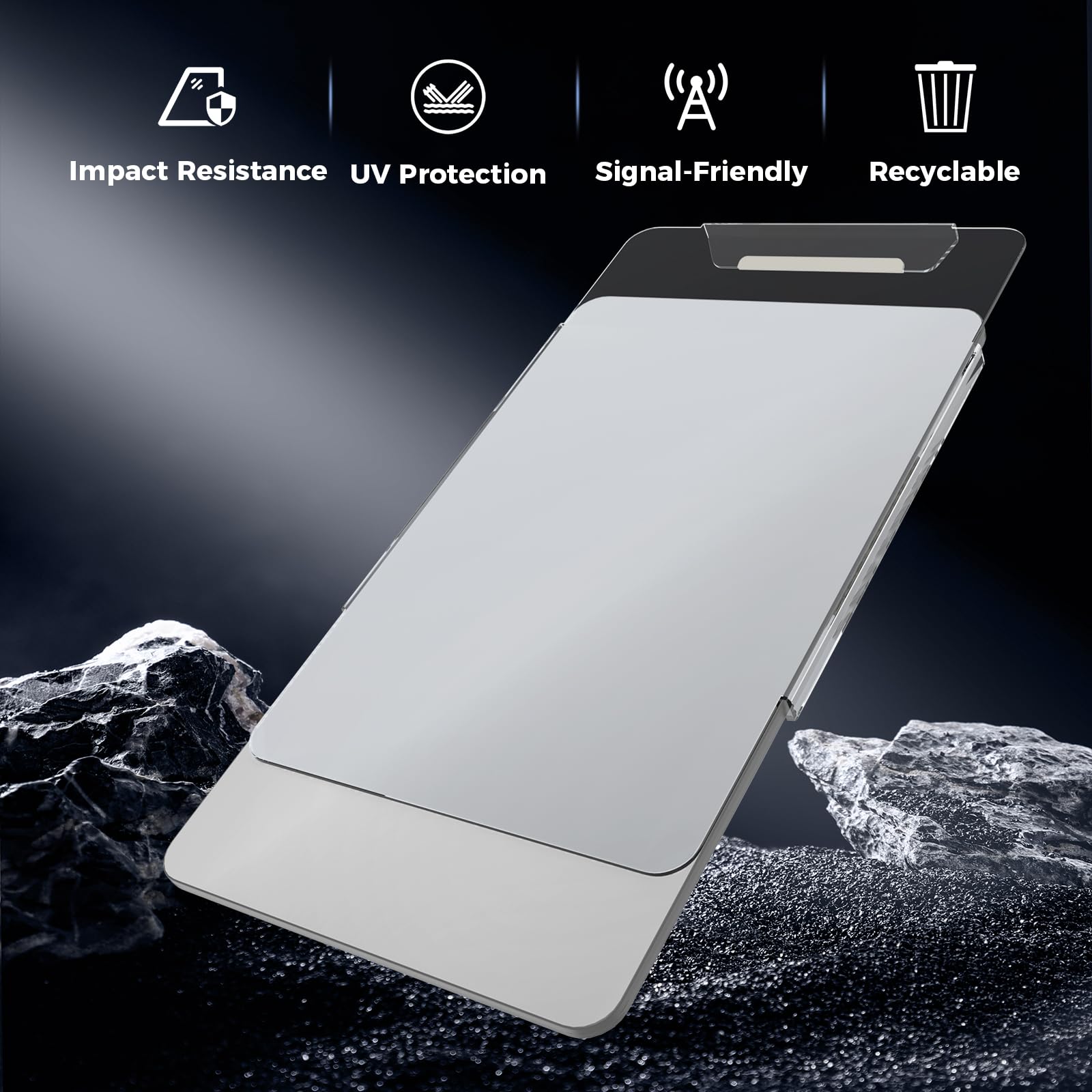 Starlink Dish Cover Gen2/V3 - Durable PC Hail Protector for Outdoor Use