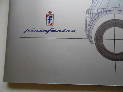 Ferrari Pininfarina Rare Limited Edition Press Kit with Photo Slides - Collectible Memorabilia for Car Enthusiasts & Display Showcase