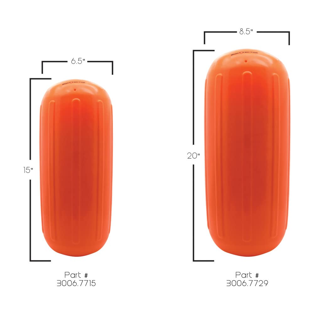 Extreme Max 3006.7715.4 BoatTector HTM Inflatable Fender 4-Pack - 6.5