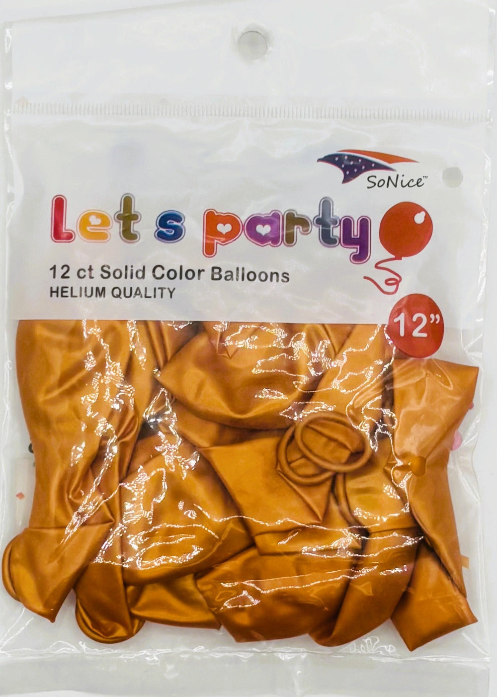 12ct Gold Latex Balloons for Party Decorations - 12 Pack Balloons for Birthday, Wedding & Celebration Decor