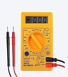 Qwid Digital Multimeter - AC/DC Voltage Tester with Buzzer, Square Wave Output, Ohm Meter, LCD Display & Overload Protection (Pack of 1) - Perfect for Home Electrical Repairs, Automotive Diagnostics, and DIY Electronics Projects