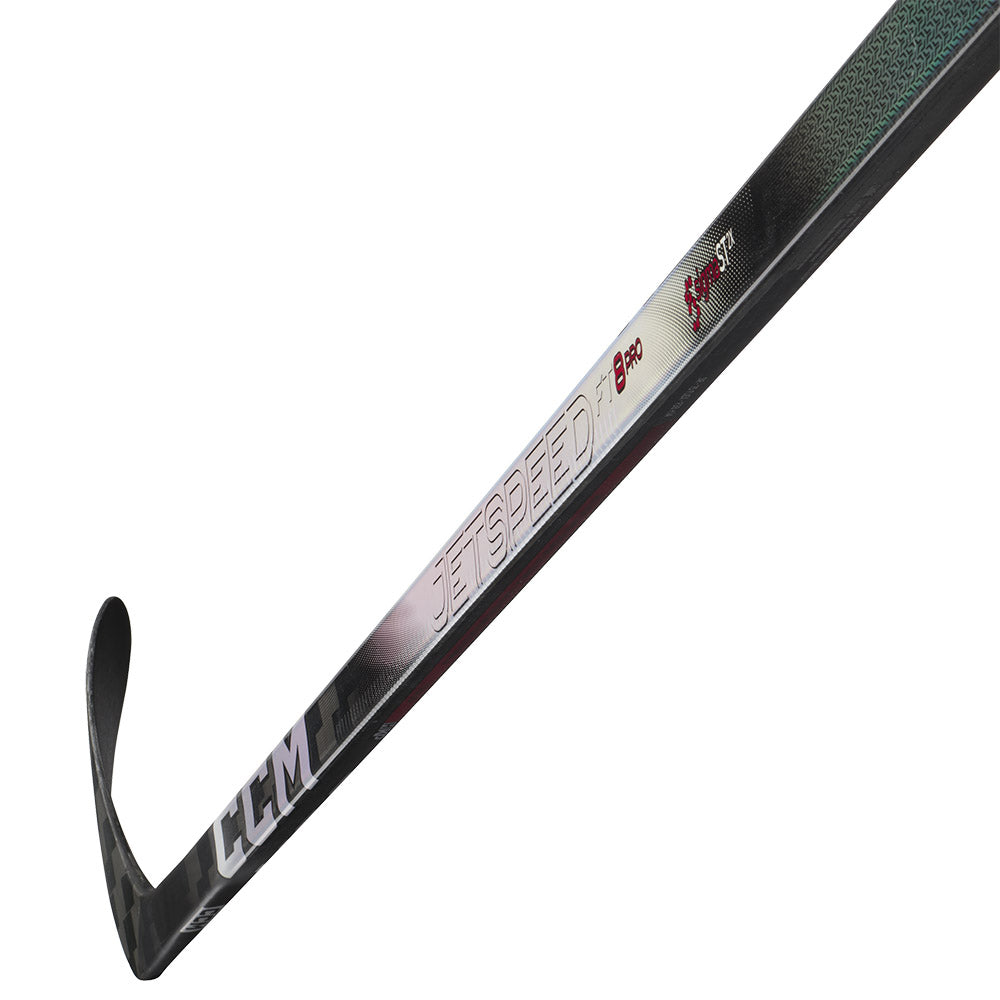 CCM Jetspeed FT8 Pro Senior Ice Hockey Stick - Lightweight Carbon Fiber Hockey Stick for Advanced Players - Perfect for Competitive Games & Training